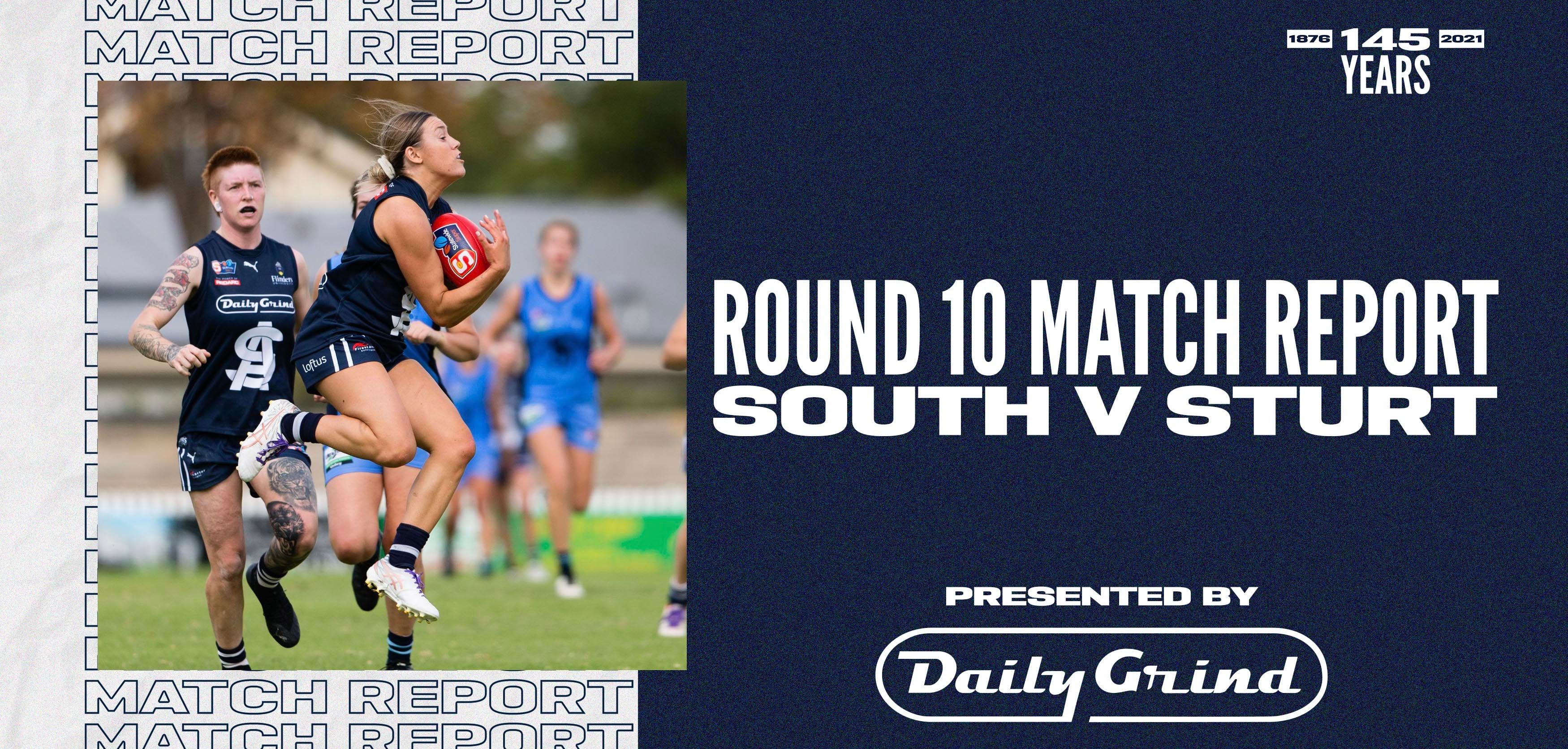 Daily Grind Women's Match Report: Round 10 vs Sturt Daily Grind Women's Match Report: Round 10 vs Sturt